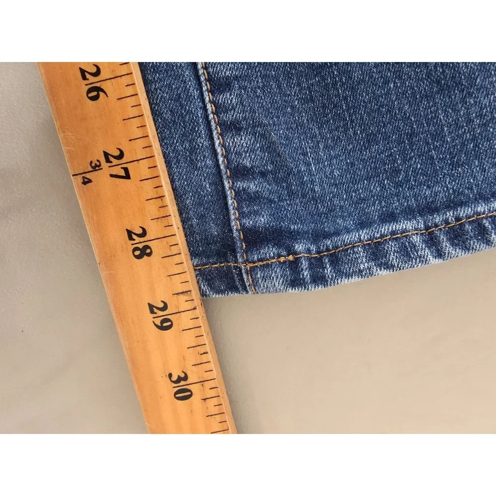 Buffalo David Bitton Jeans Mens 40 X 30 Blue Driven Relaxed Straight Whiskers